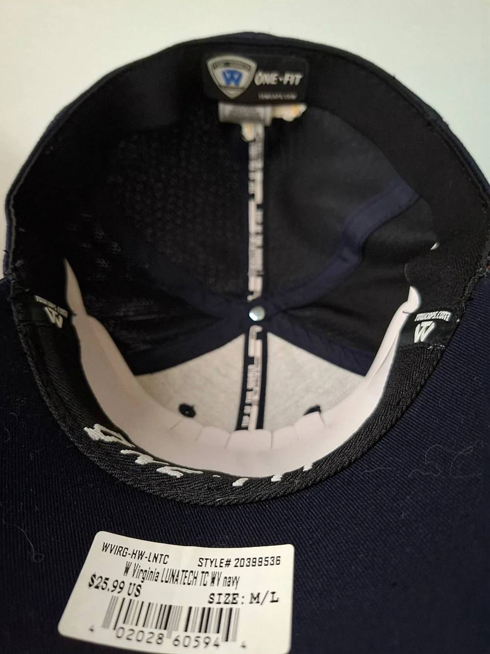 Navy and Gold WV Logo Baseball Cap